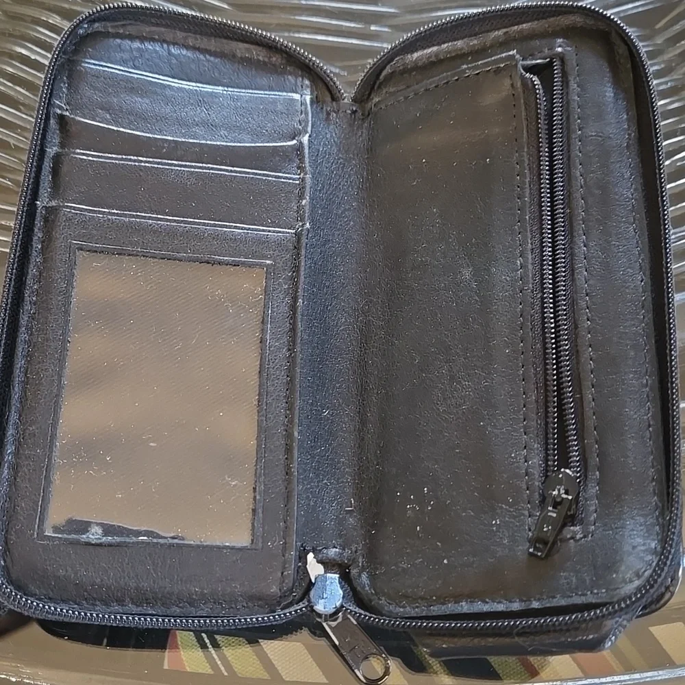 Wilson Black Leather Holster Clip Durable Smartphone Accessory Wallet